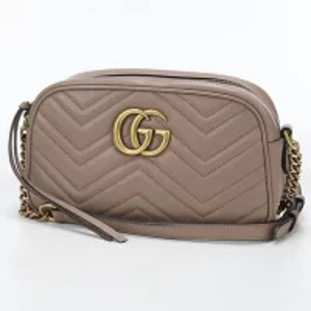 Gucci GG Cream Bag Beige Crossbody Marmont Cream Tan